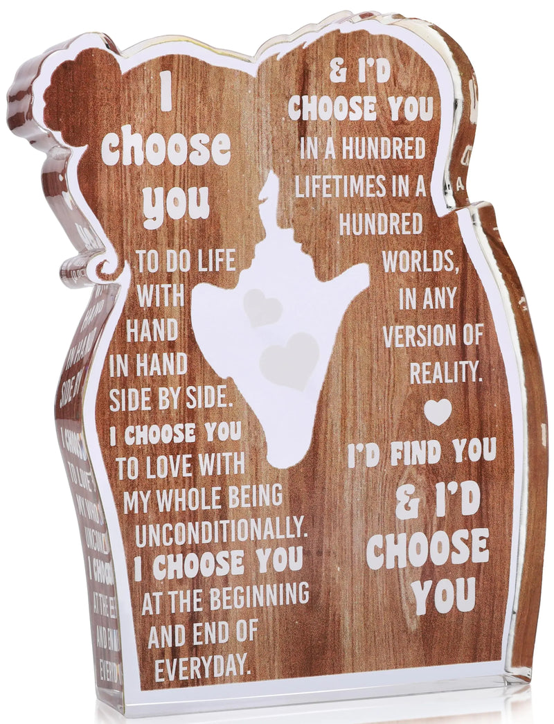Heartfelt Acrylic Plaque